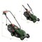 10-AMP 13.5 Inch Adjustable Electric Corded Lawn Mower with Collection Box-Green